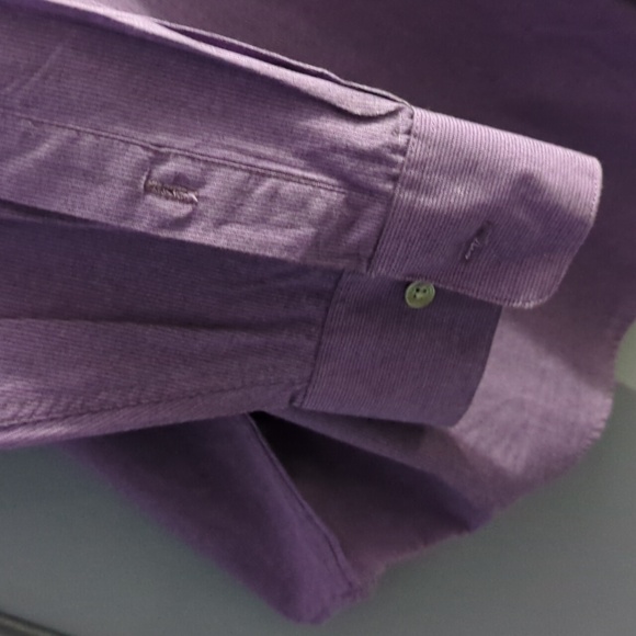 Calvin Klein Purple Dress Shirt 17.5 - Picture 2 of 3